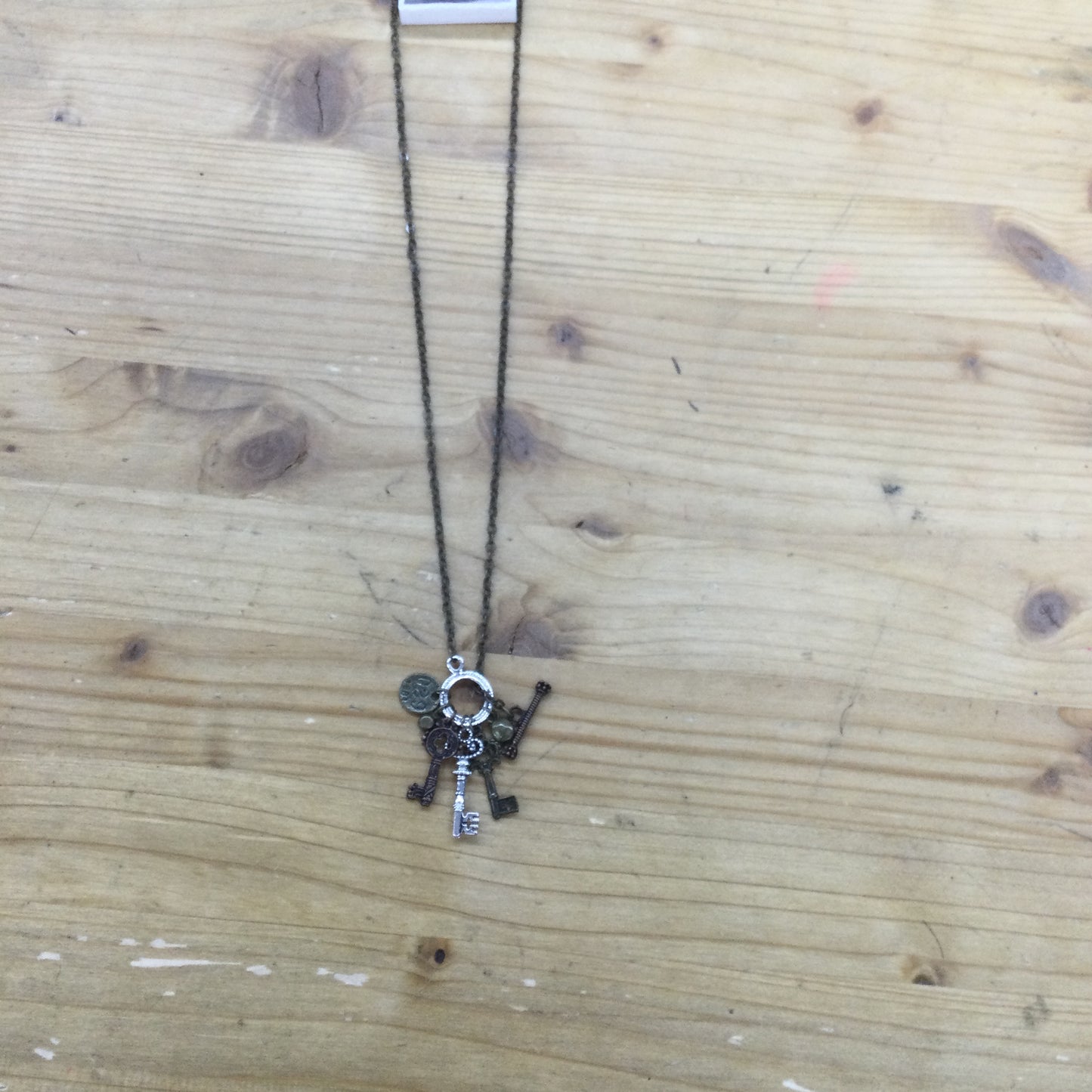 Key cluster necklace