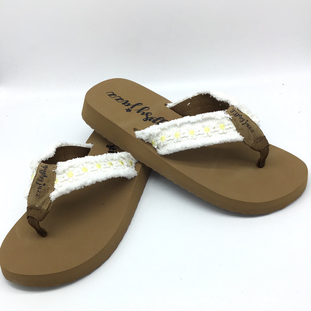 Gypsy Jazz Daisy Flip Flop