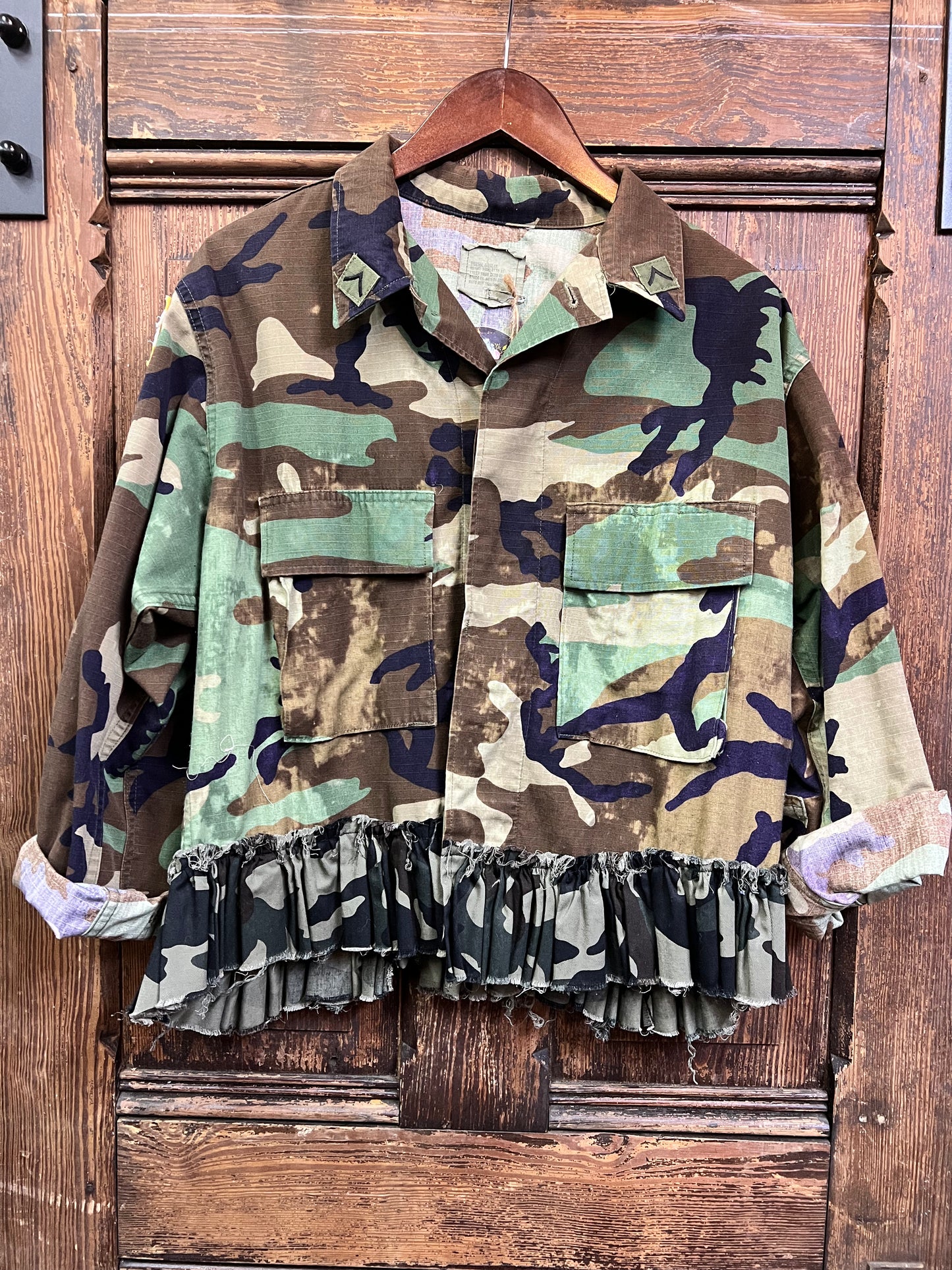 Customized Army Jacket - Cross