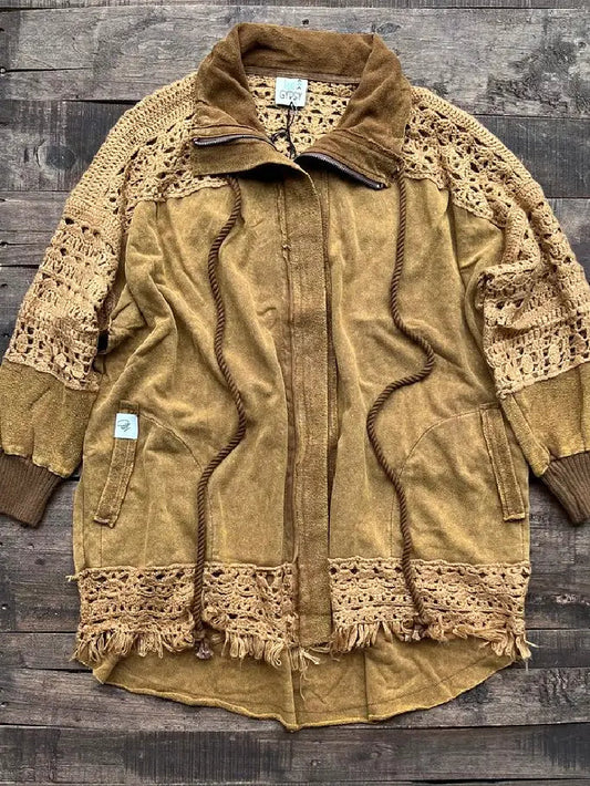 Jaded Gypsy Bohemian Spirit Jacket - Chocolate