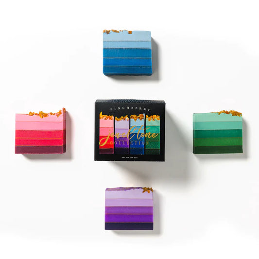 FinchBerry Jewel Tone Collection- 4 bar box Limited Edition
