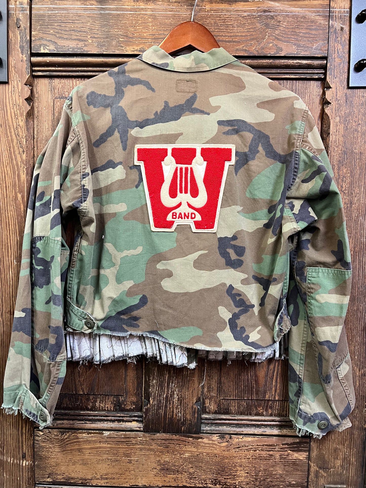 Customized Army Jacket - Varsity Band Patch