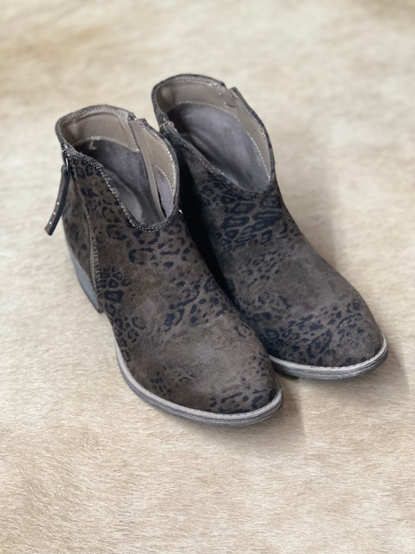 Divine Very G Ankle Booties - Taupe