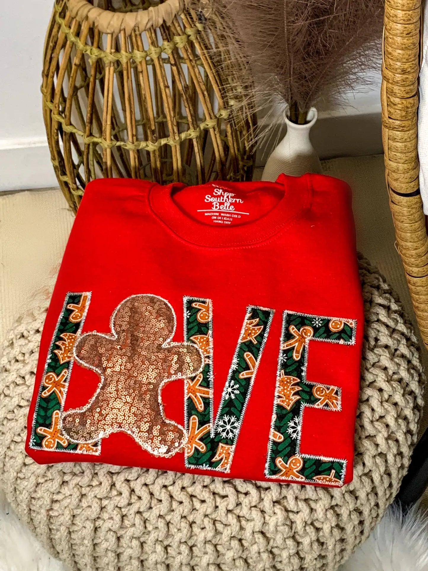 Love Gingerbread Sweatshirt- Youth