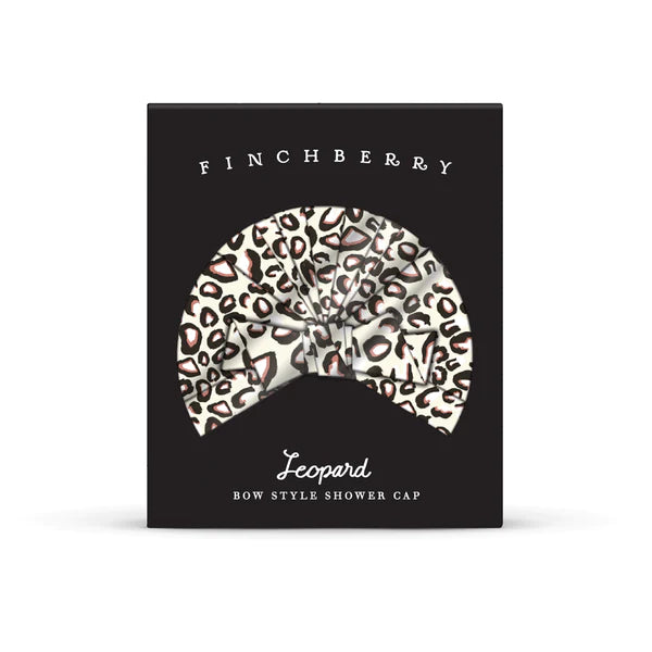 FinchBerry Leopard Shower Cap