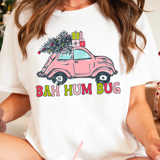 Bah Hum Bug Christmas Graphic Tee