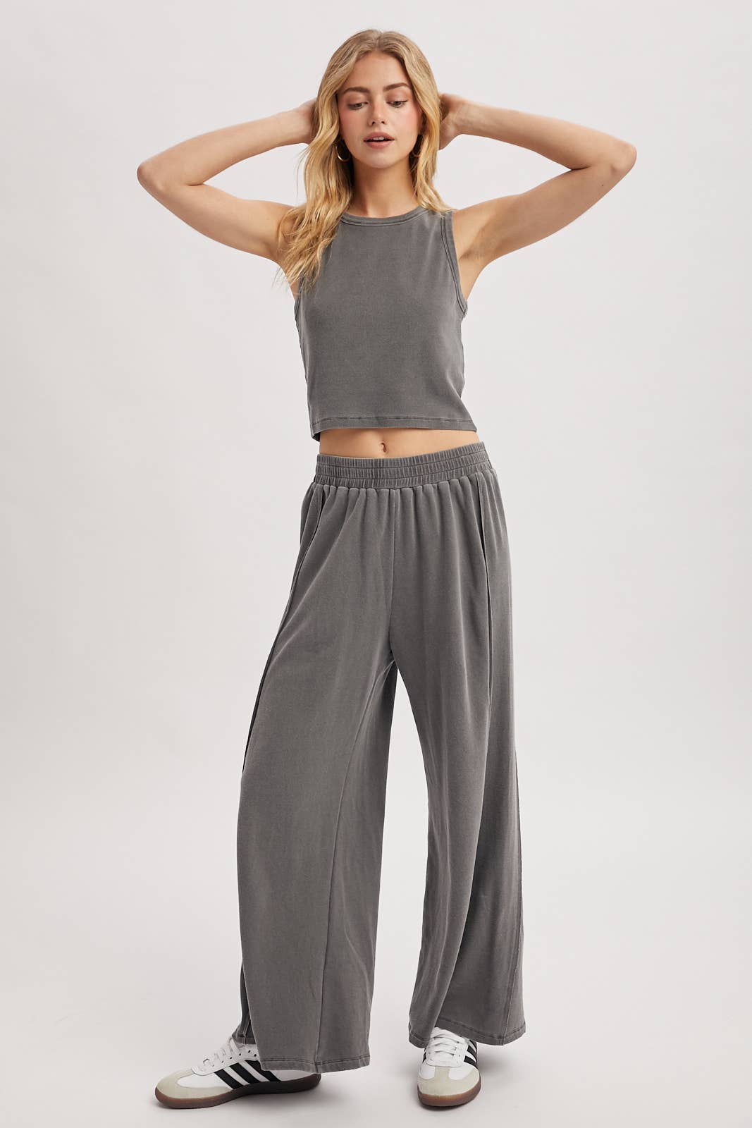 Knit Tank & Palazzo Pants Set (Sold Separately)