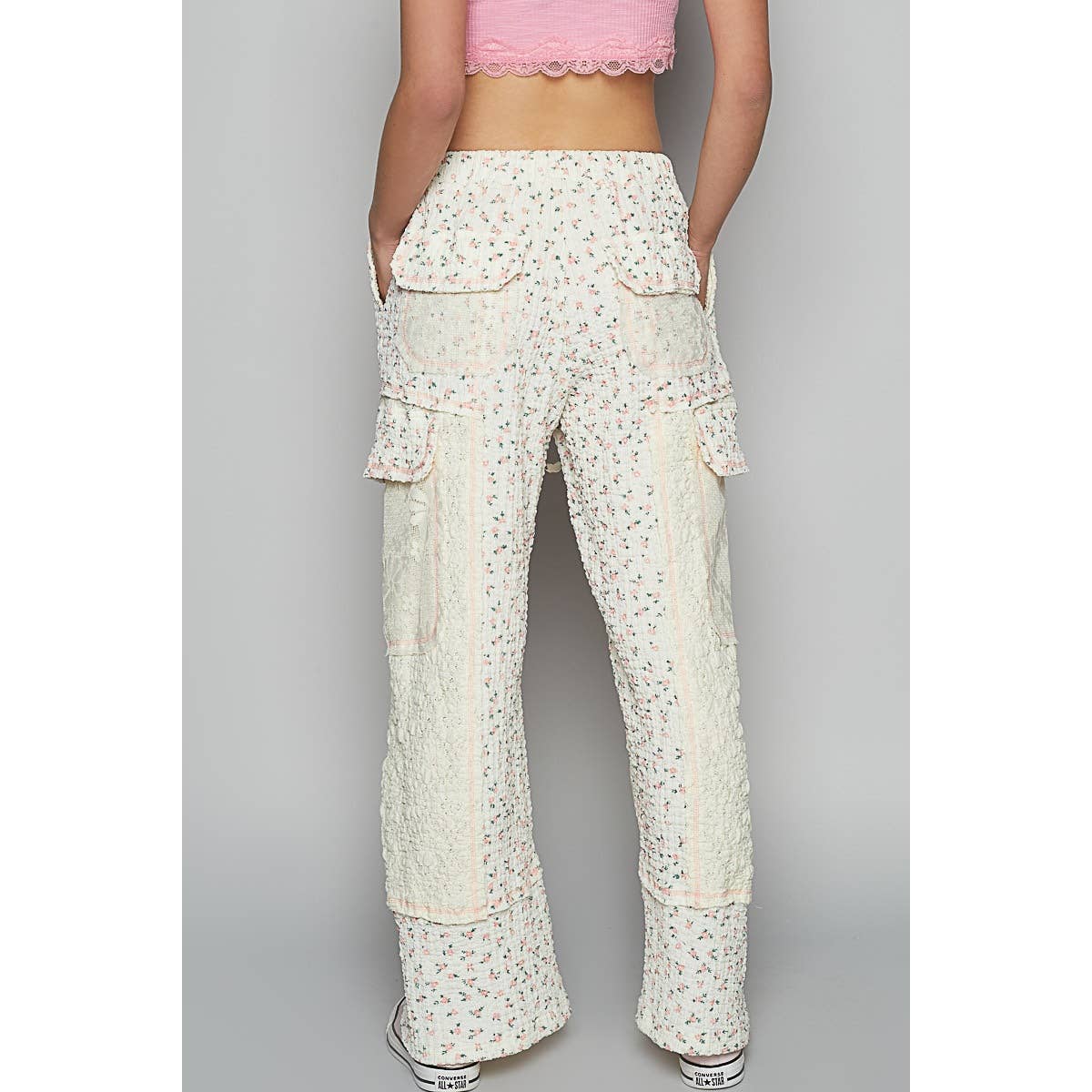 Floral and Lace Pants