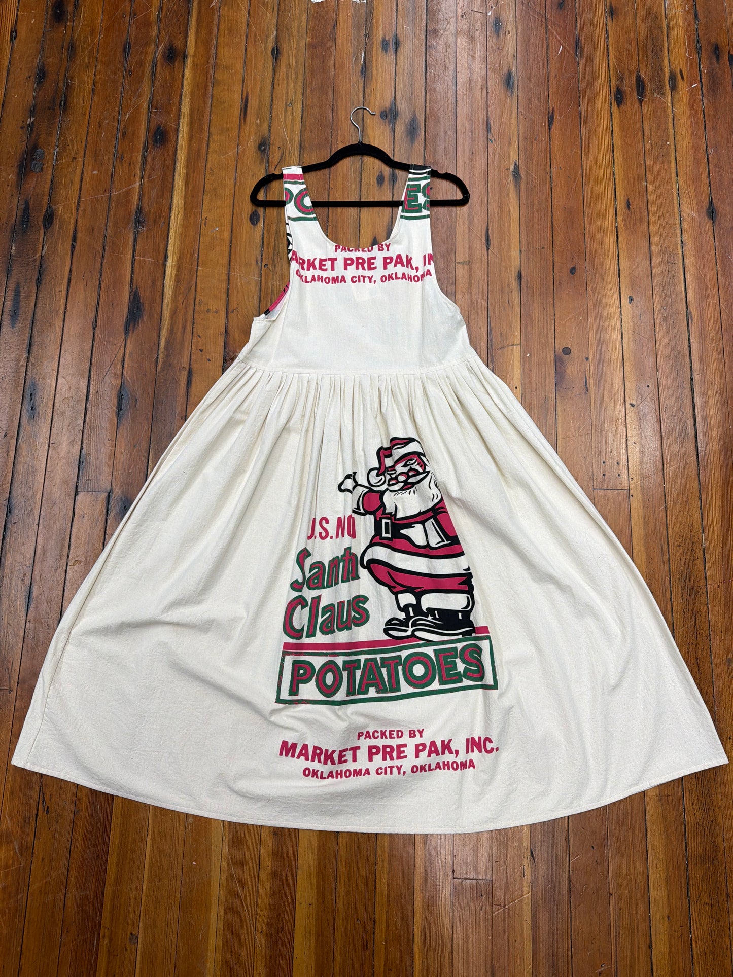 Santa Feed Sack Dress