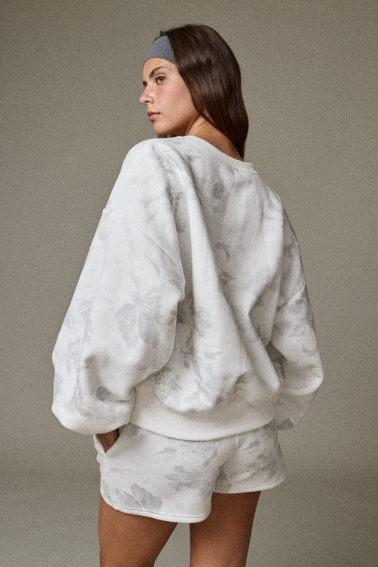 Abstract  Floral Top or Shorts