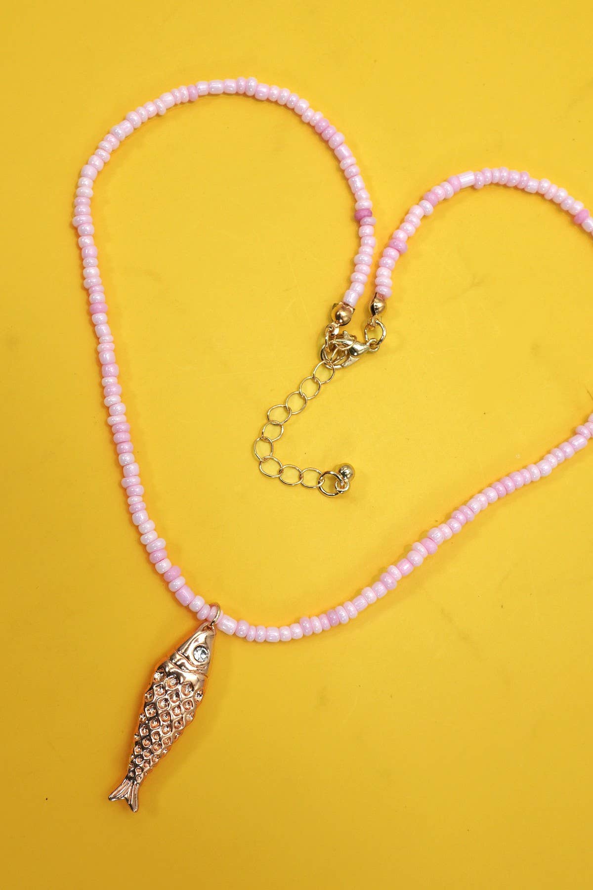 18K Stainless Steel Fish Necklace