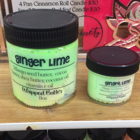 “Ginger Lime” Whipped Body Butter