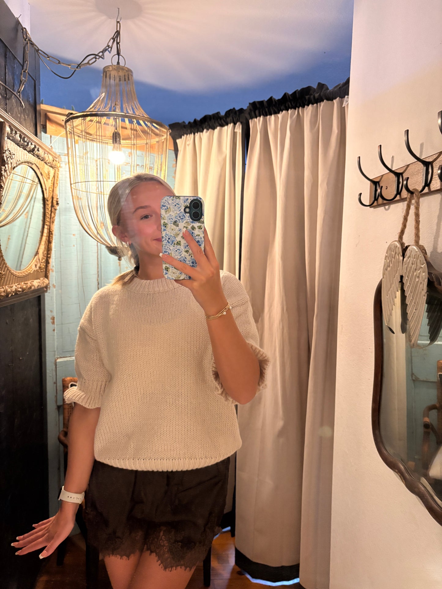 Casual Solid Khaki Round Neck Sweater Top