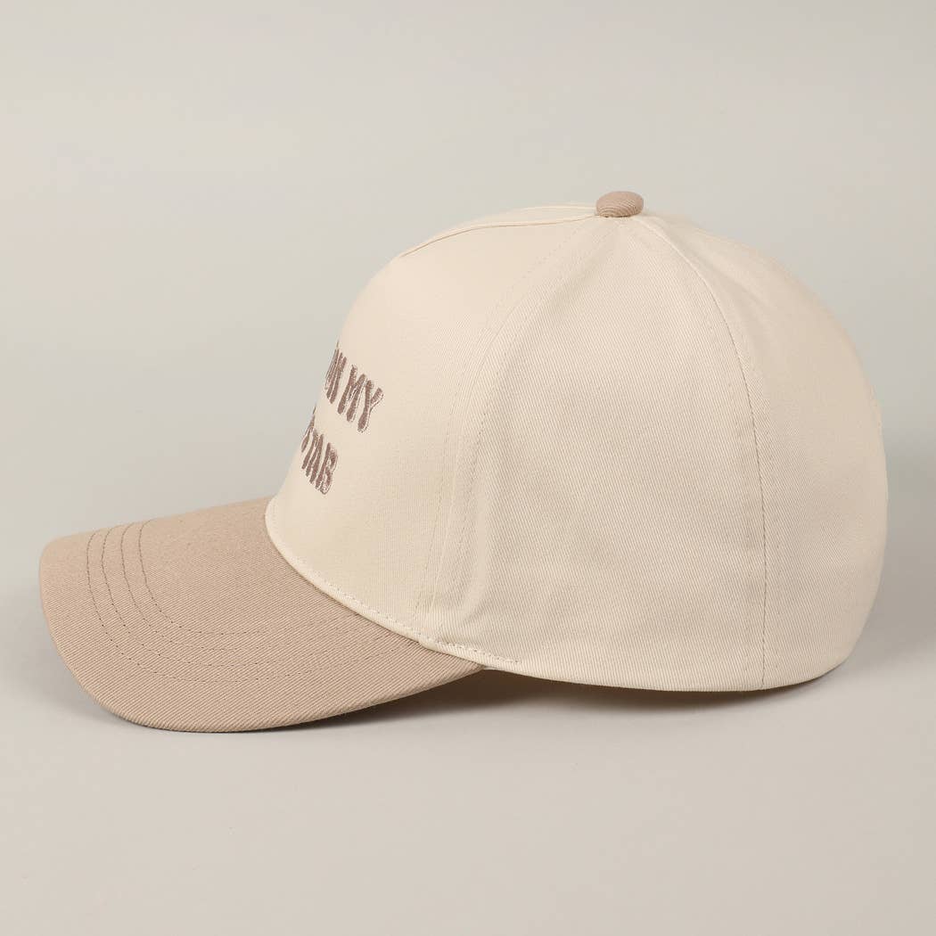 Put It On My Dad's Tab Embroidery Two-Tone Hat