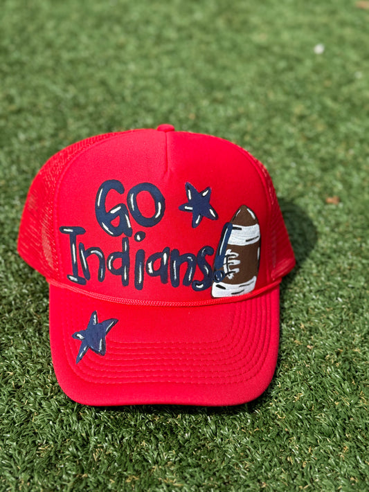 Go Indians Football Trucker Hat