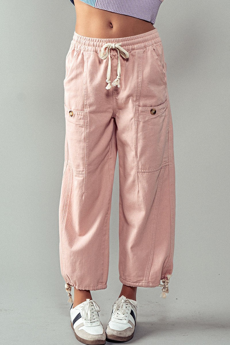 Urban Flex Cargo Pants - Pink