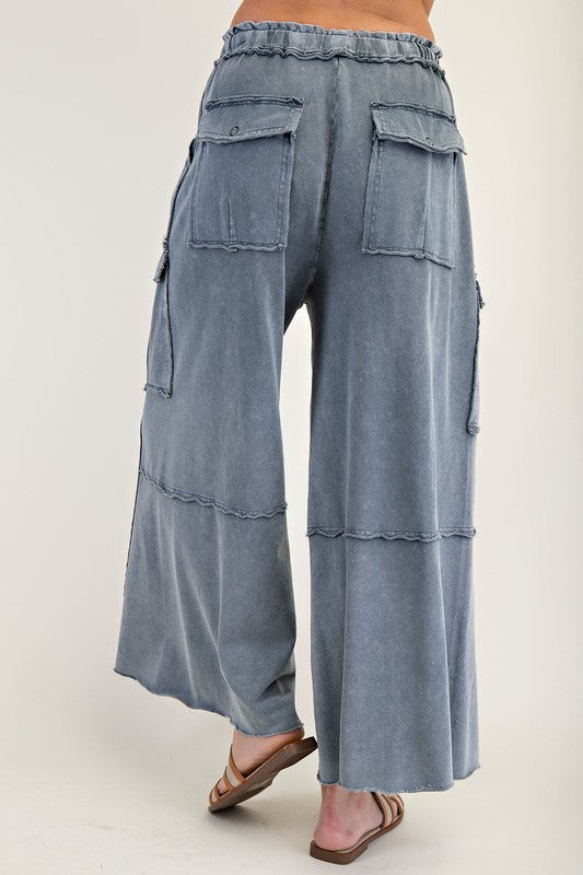 Feeling Good Utility Pants - Faded Navy