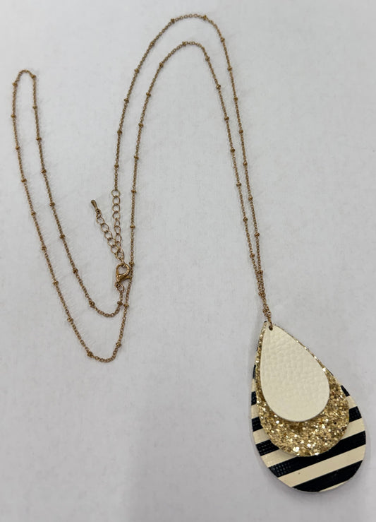 Layered Teardrop Necklace