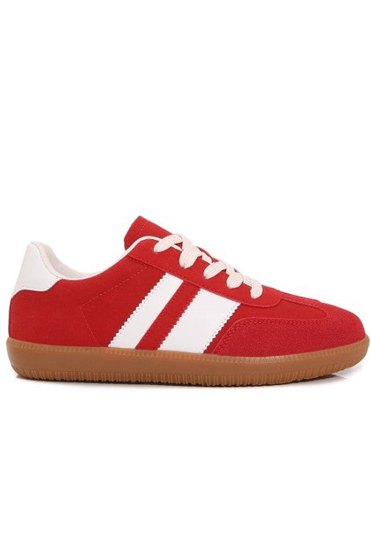 Veronica Sneaker - Red/White