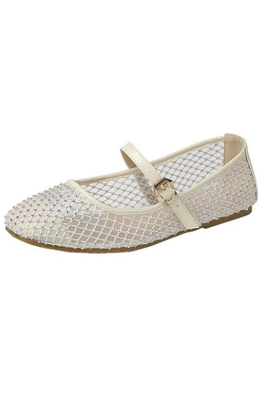 Faith - Beige Slip On Flats