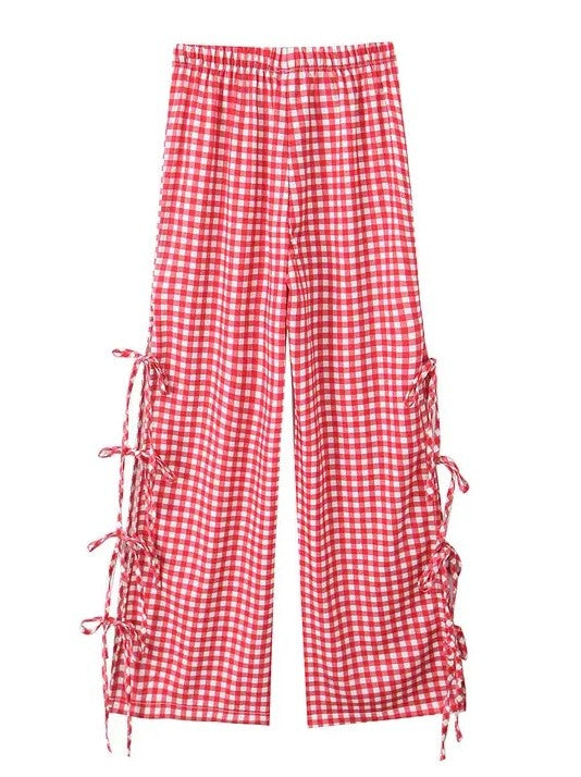 Side Bow Tie Pants