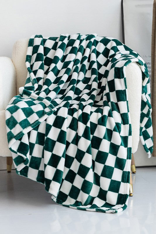 Checkerboard Soft Blanket