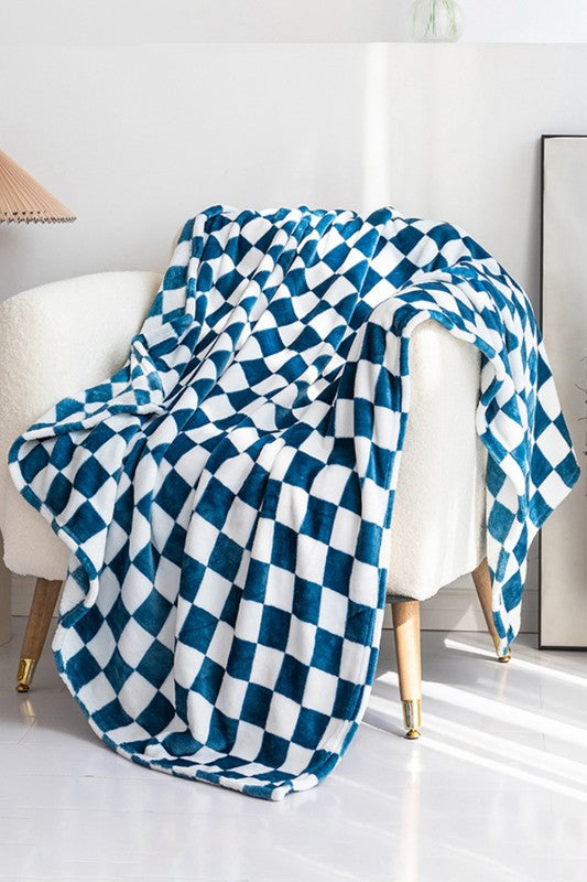 Checkerboard Soft Blanket