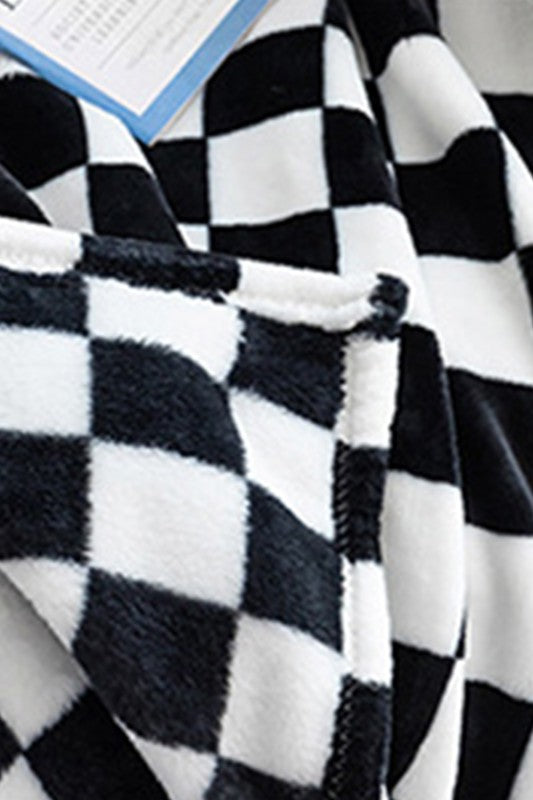 Checkerboard Soft Blanket