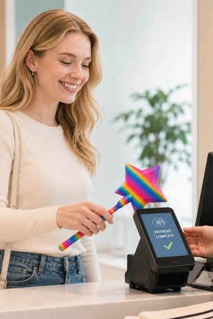 Star Credit Card Payment Magic Wand Toy