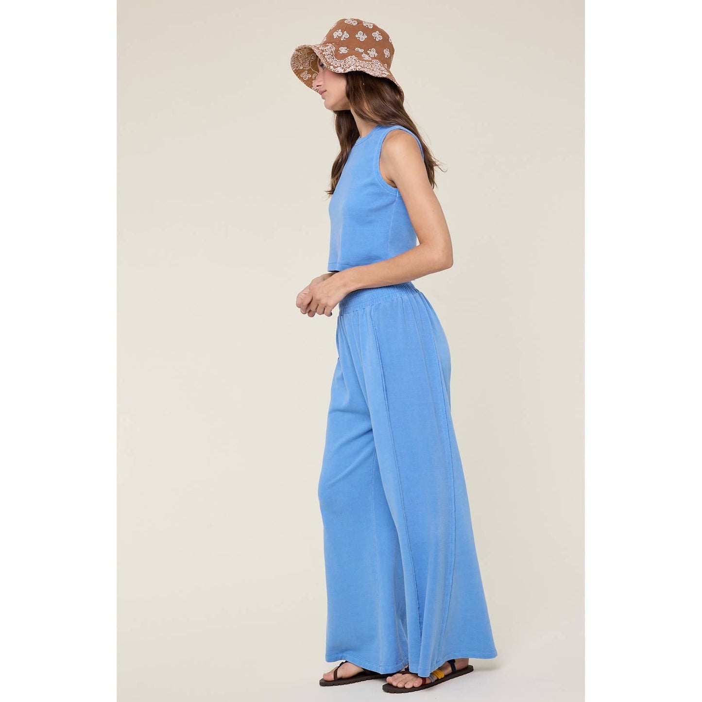 Knit Tank & Palazzo Pants Set (Sold Separately)