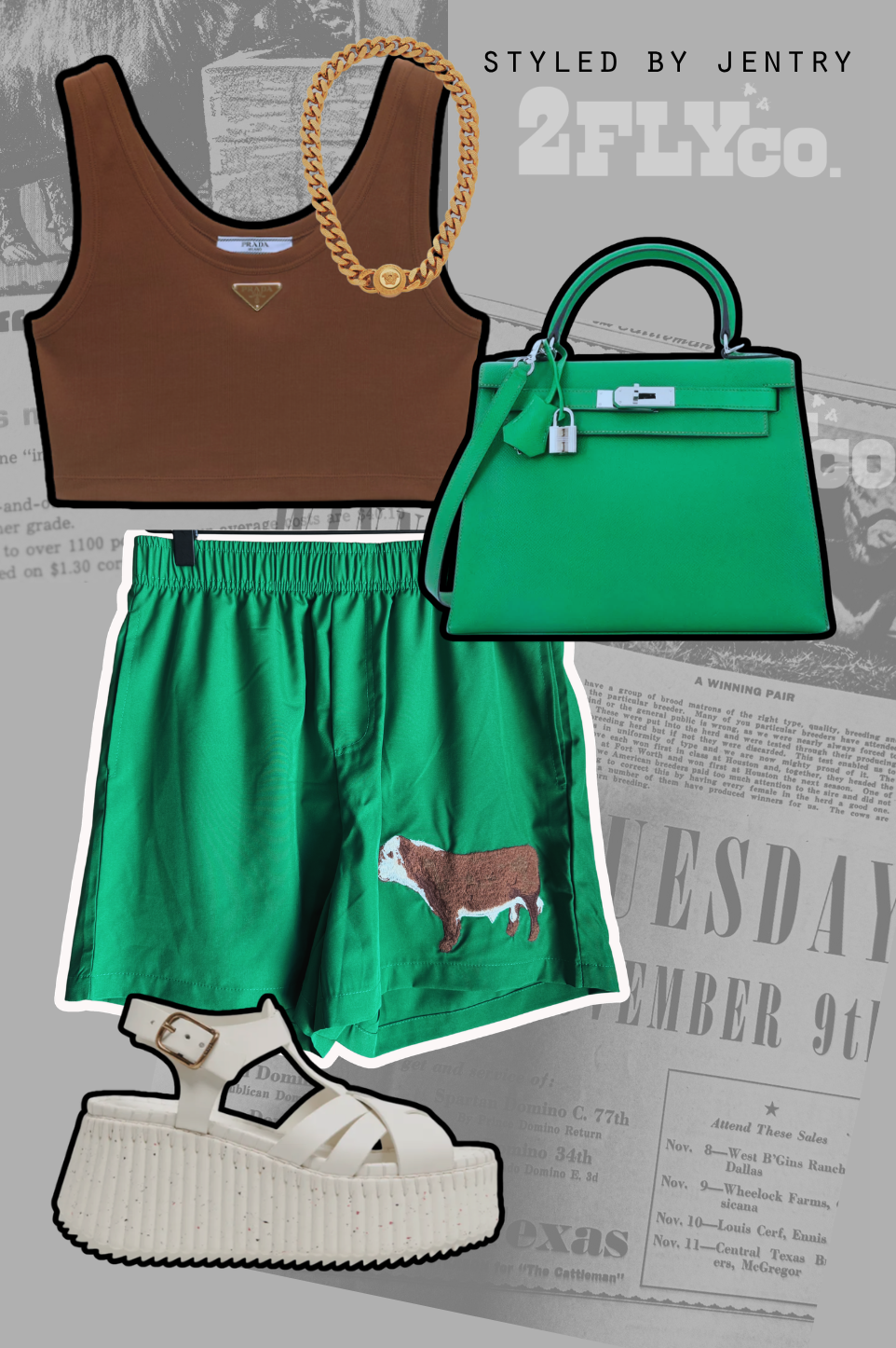 Cattle Club Shorts - Hereford