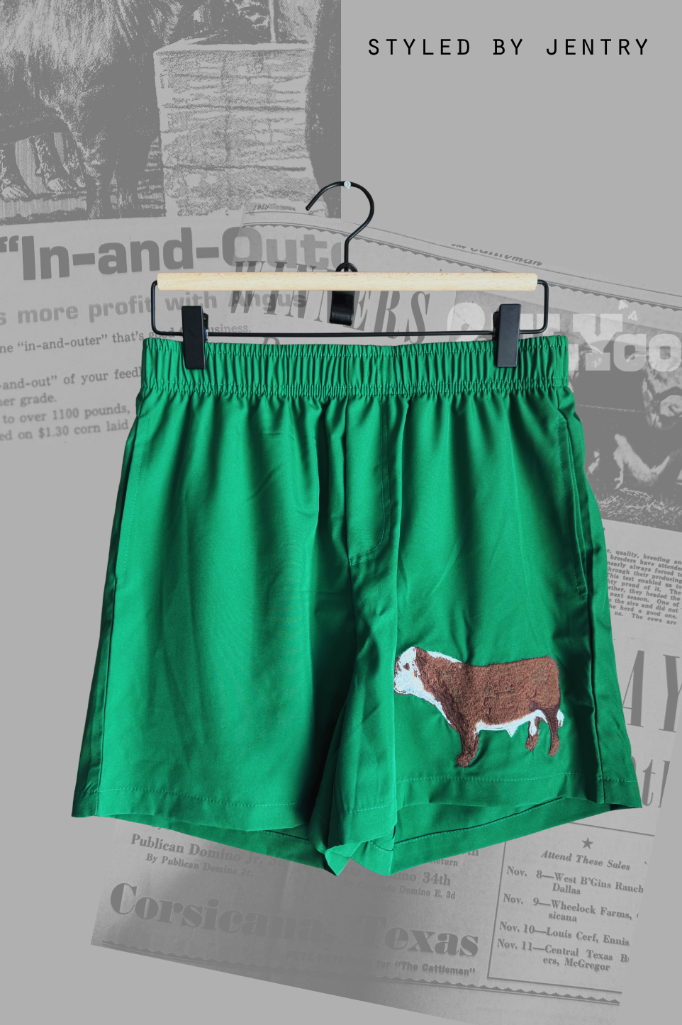Cattle Club Shorts - Hereford