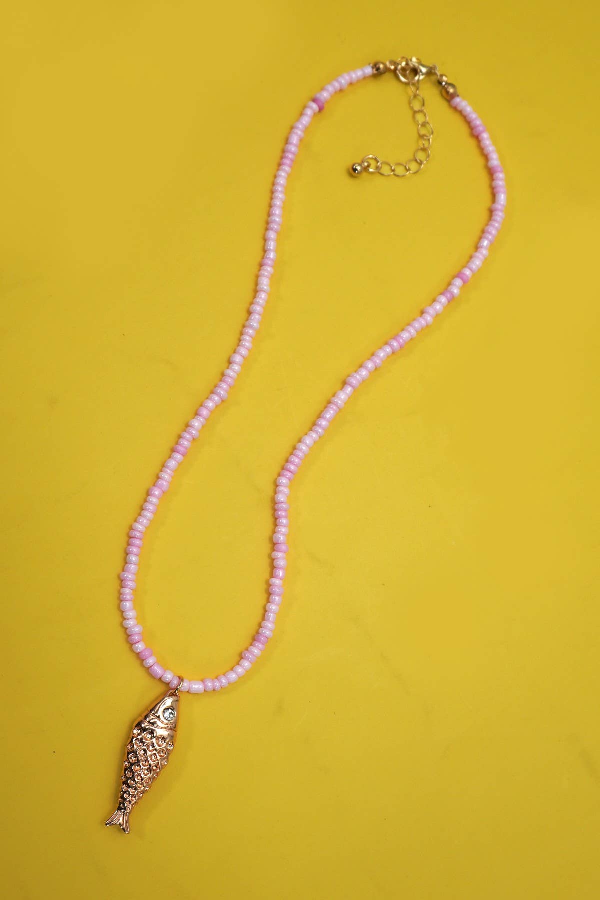 18K Stainless Steel Fish Necklace