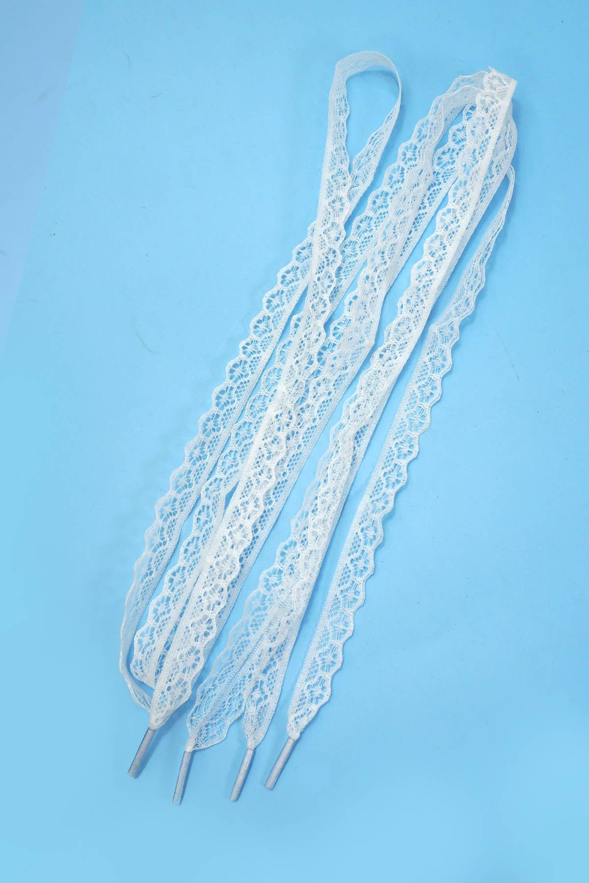 Chantilly Lace Ribbon Bow Pair Shoe Laces