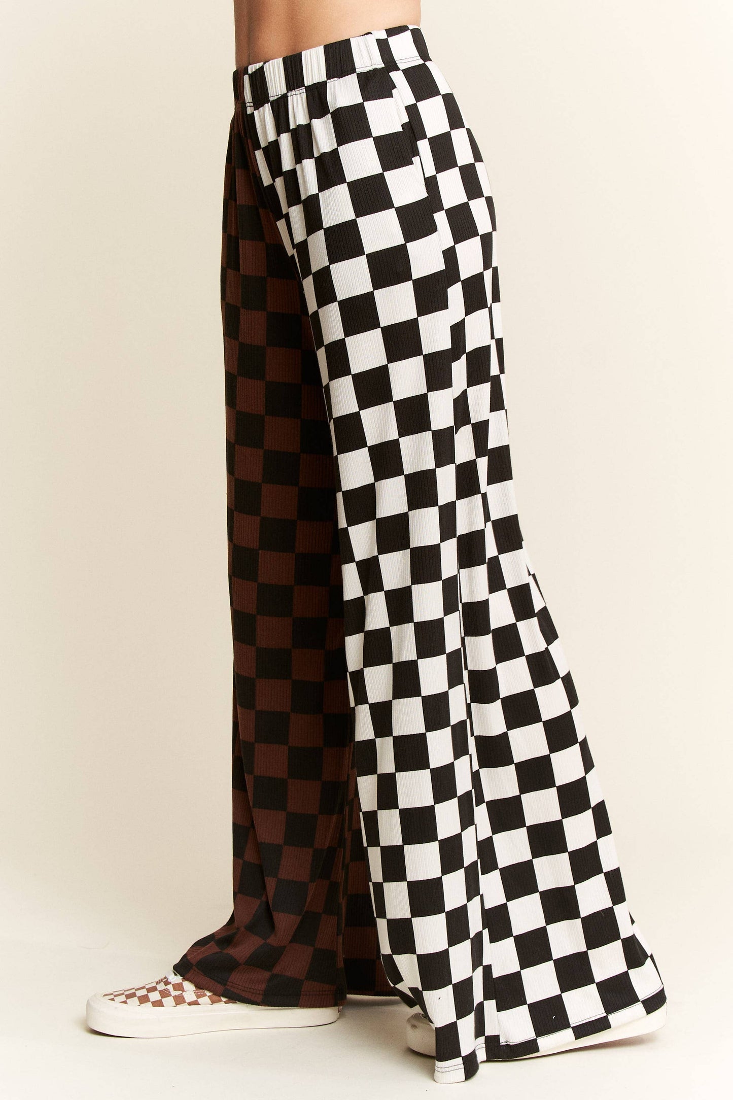Split Decision Checkered Pants