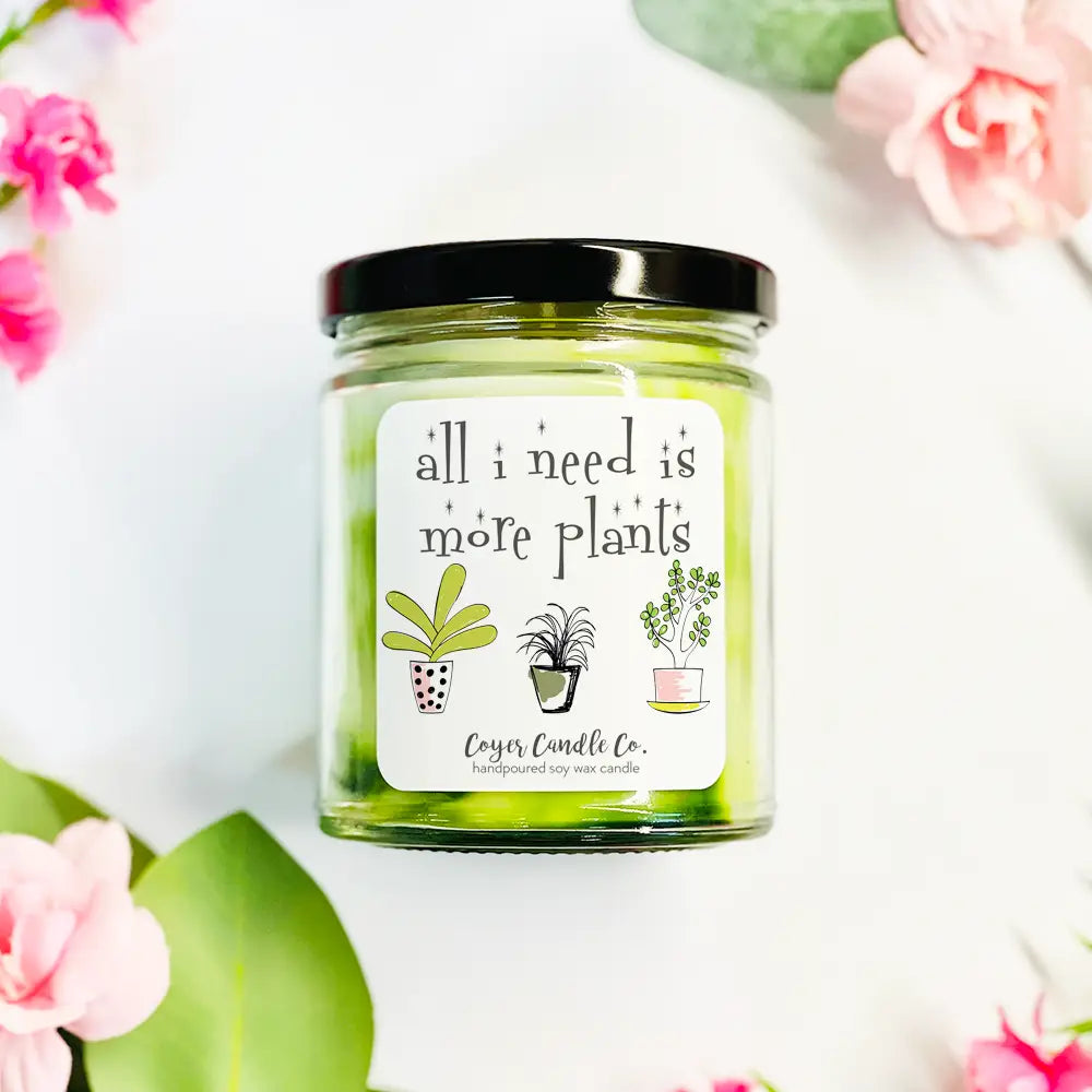 9 oz Jar Candle - Plants!