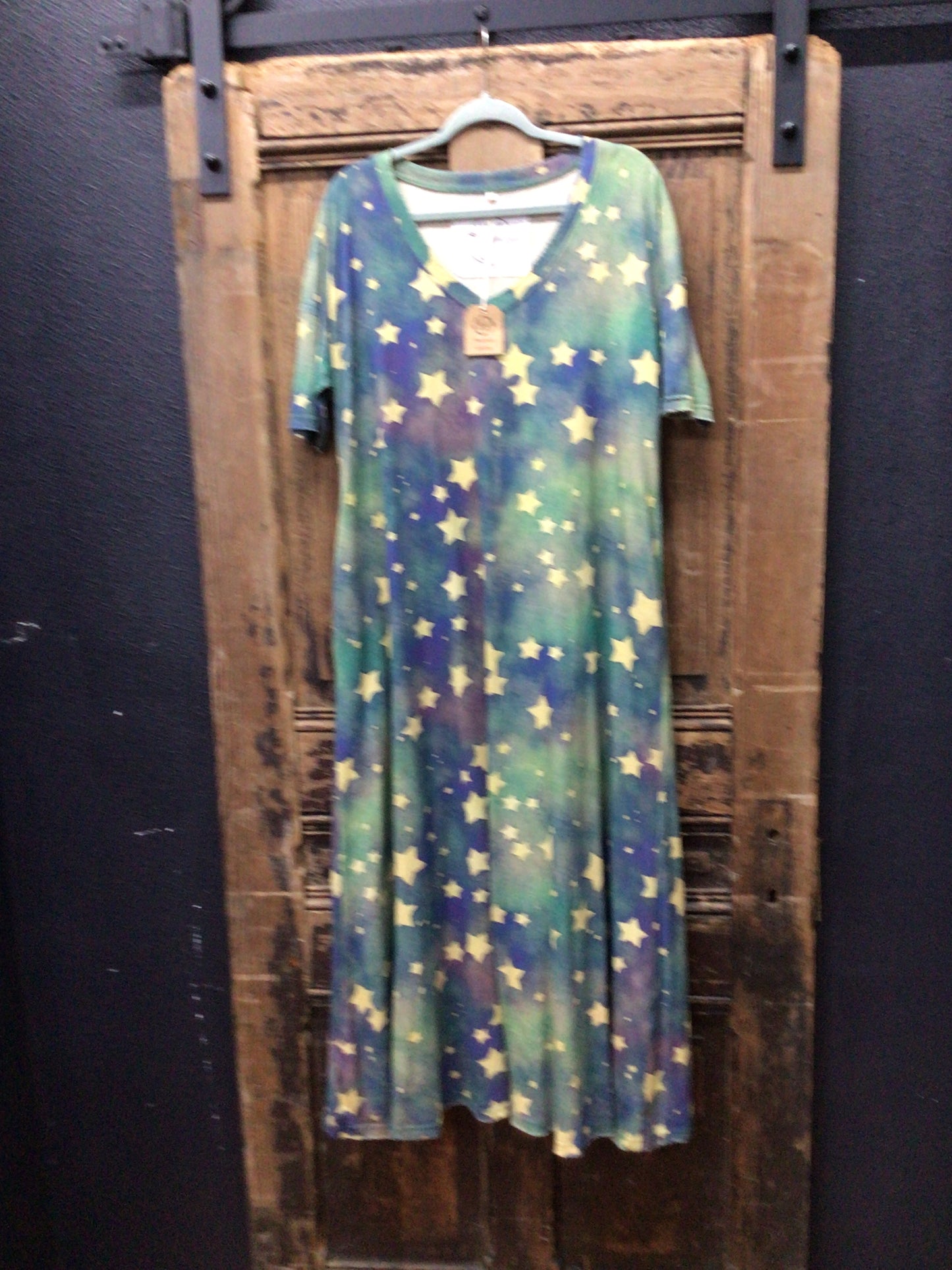 Short Sleeve Maxi Dress