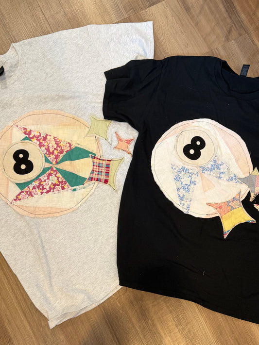 8 Ball Handmade Quilted Shirt