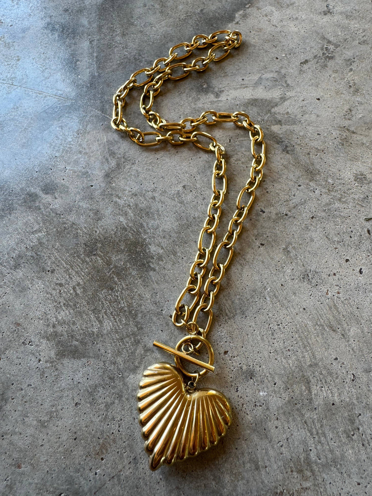 Shell Heart Necklace