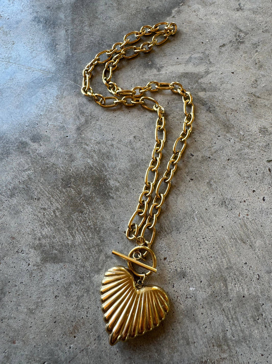 Shell Heart Necklace