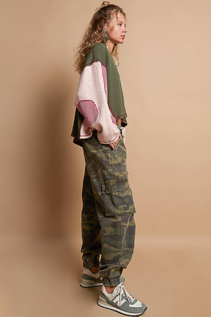 Pocket Detailed Camo Jogger Pant