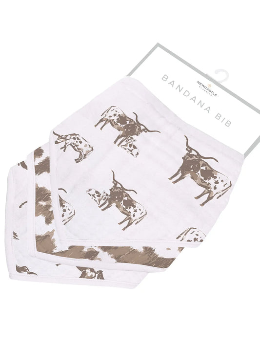 Forever Cowboys & Cowgirls Bamboo Bandana Bibs