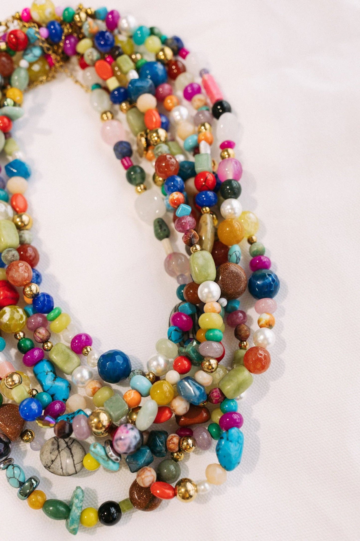 Stevie Colorful Beaded Necklace