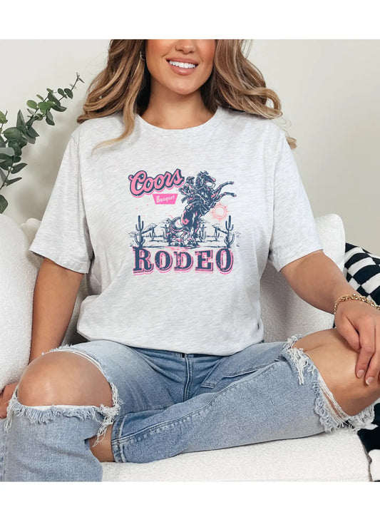 Coors Rodeo Pink Tee