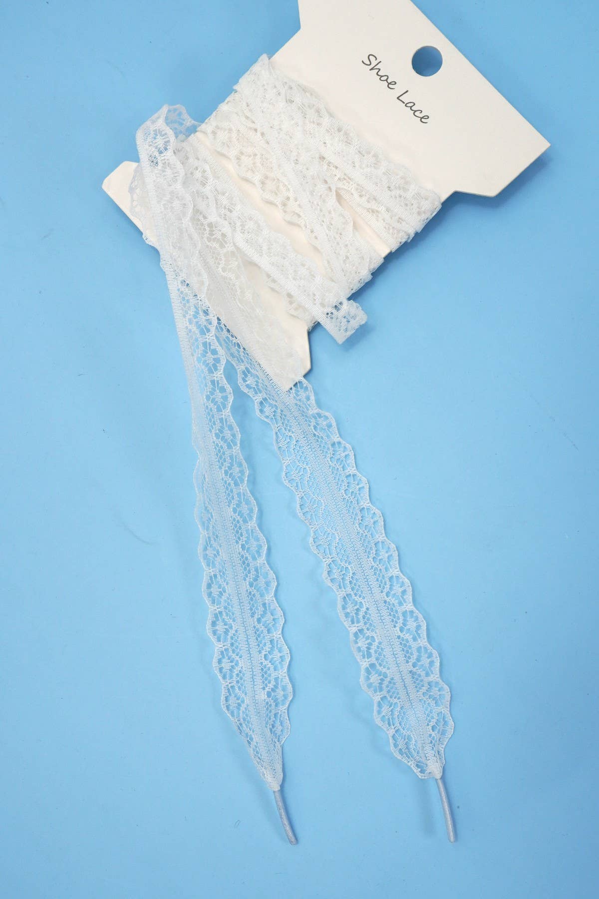 Chantilly Lace Ribbon Bow Pair Shoe Laces