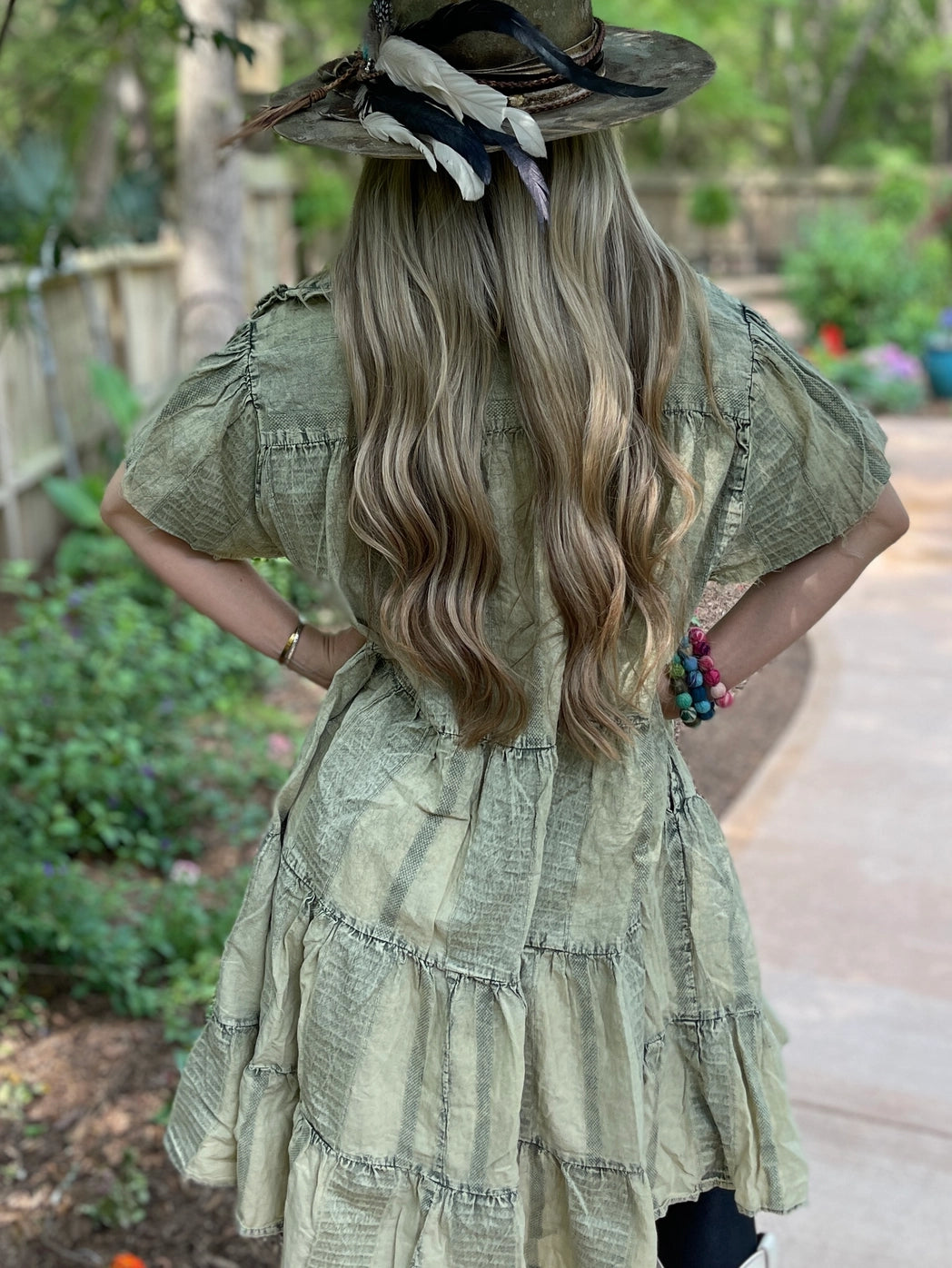 green distressed dress Tanya Cut Out Maxi Dress - Kelly Green
