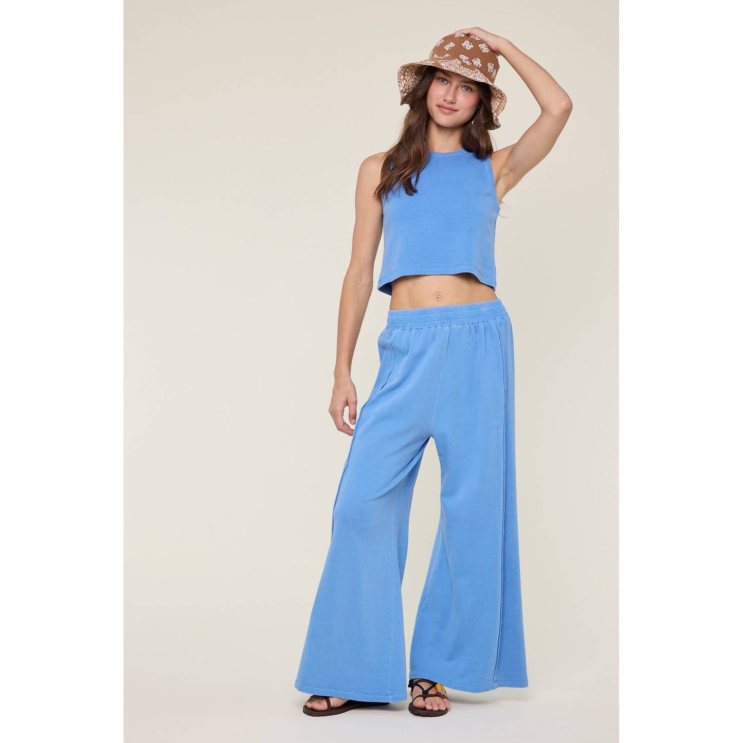 Knit Tank & Palazzo Pants Set (Sold Separately)