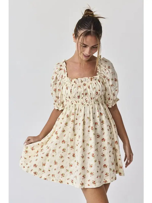 Emily Rose Babydoll Mini Dress