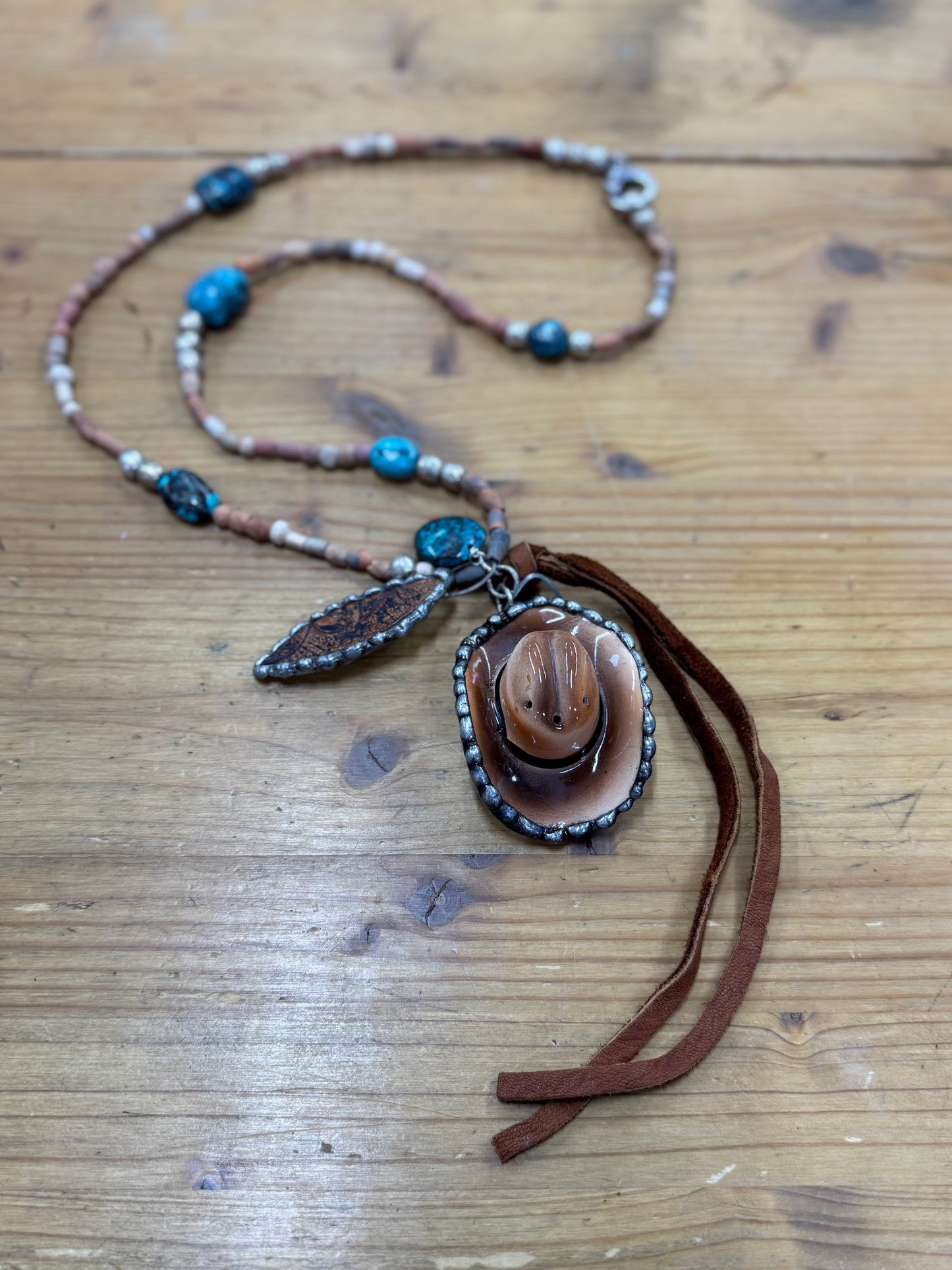 Harley & Maude Cowboy Hat Necklace