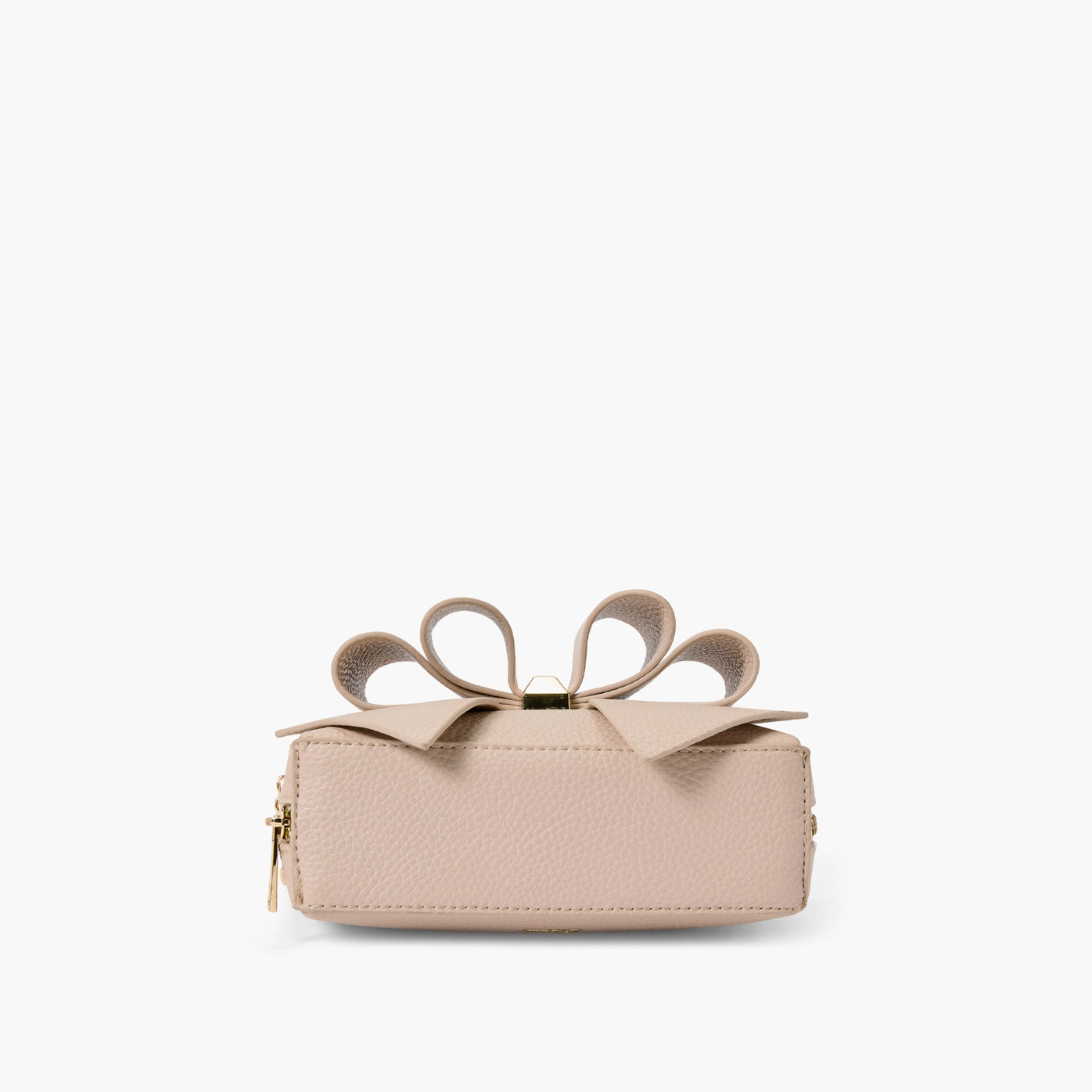 Boxy Bow Crossbody - Beige